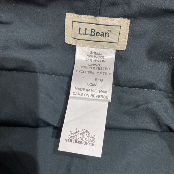 NWOT L.L. Bean women's size 6 wool plaid skirt - Picture 3 of 9